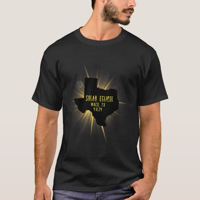 Shirt Waco Tx Solar Eclipse Total (Front)
