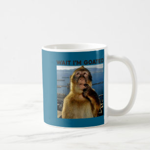 Shirt Wait Goated Thinking Monkey Meme Coffee Mug