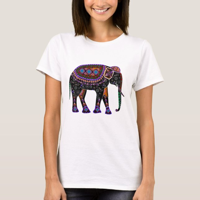 Shirt with black Elephant (Front)
