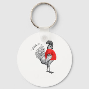 Shirting Encouraged White Text Funny  Key Ring