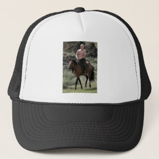 Shirtless Putin Rides a Horse Trucker Hat