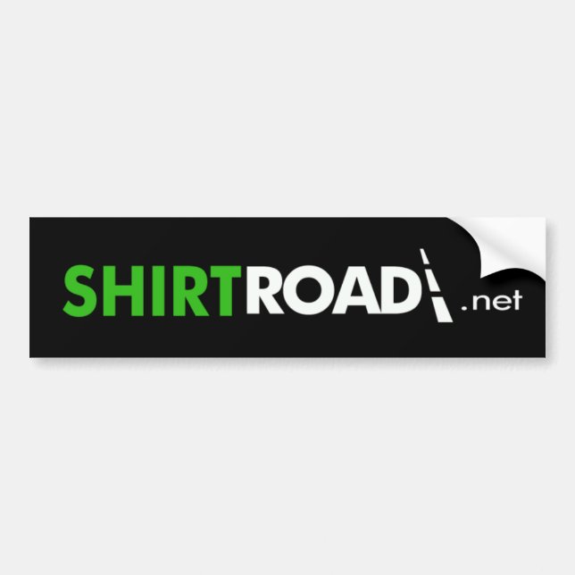 ShirtRoad.net Bumper Sticker (Front)