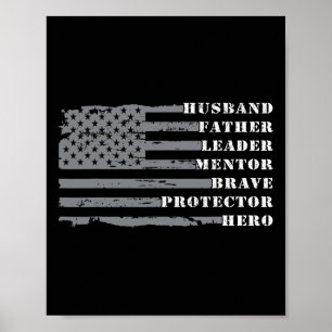 Shirts For Men Vintage Husband Retro Daddy Fathers Poster