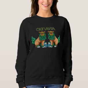 Shisa Dog  Guardian Lions Okinawa Japan Sweatshirt