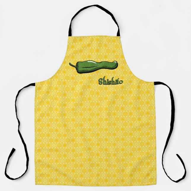 Shishito Chilli Pepper All-Over Print Apron (Front)