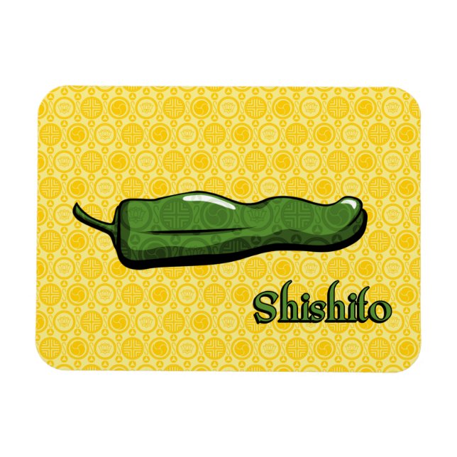 Shishito Chilli Pepper Flexible Magnet (Horizontal)
