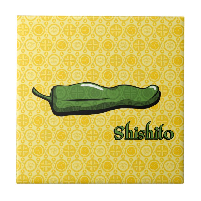 Shishito Chilli Pepper Tile (Front)