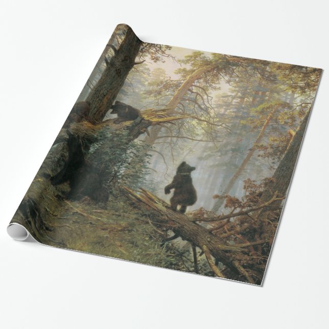 Shiskin’s Forest art wrapping paper (Unrolled)