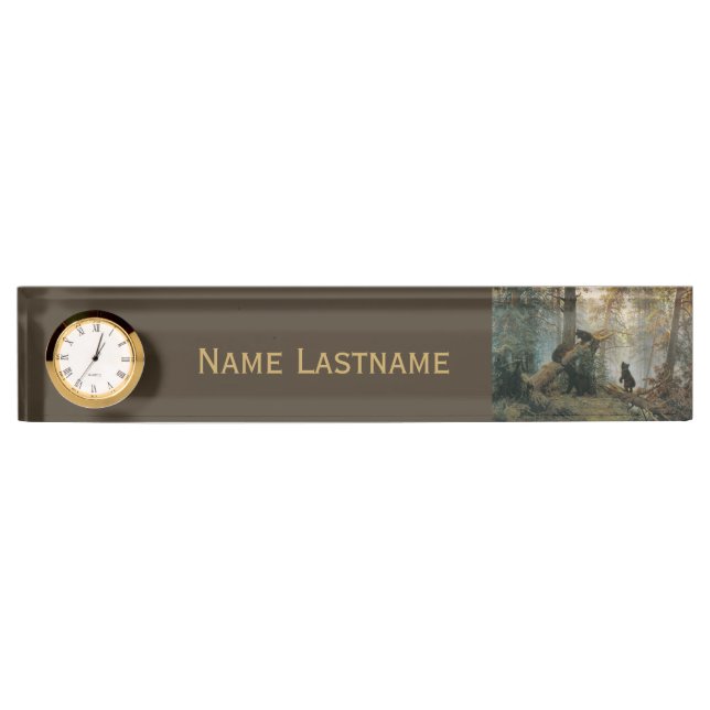 Shiskin’s Forest custom name plate (Front)
