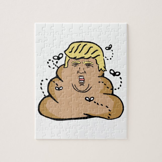 shit donald trump jigsaw puzzle (Vertical)