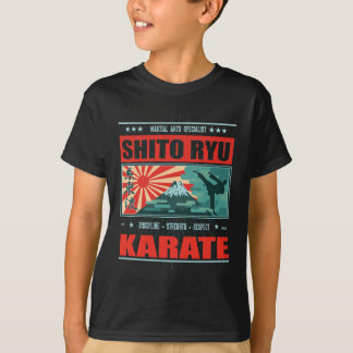 Shito Ryu Karate Japan Style Design T-Shirt