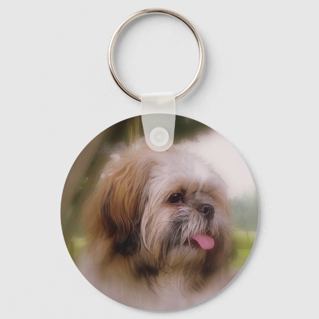 Shitzu LUV Key Ring (Front)