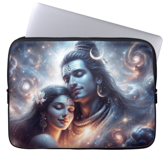 Shiva and Shakti cosmic love Laptop Sleeve (Front)