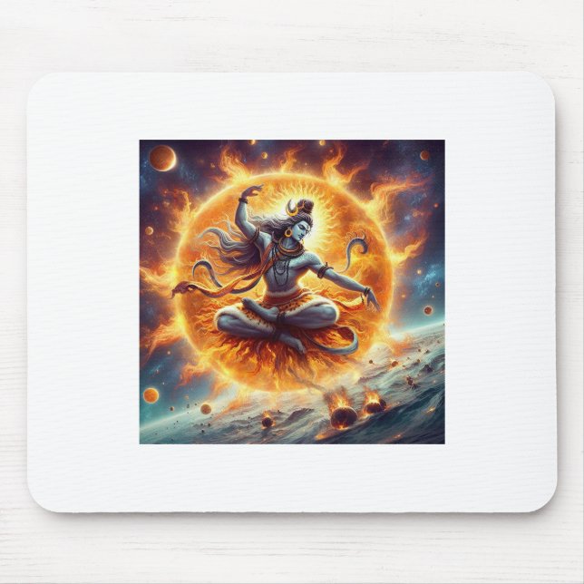 Shiva and the Sun Mouse Pad (Front)