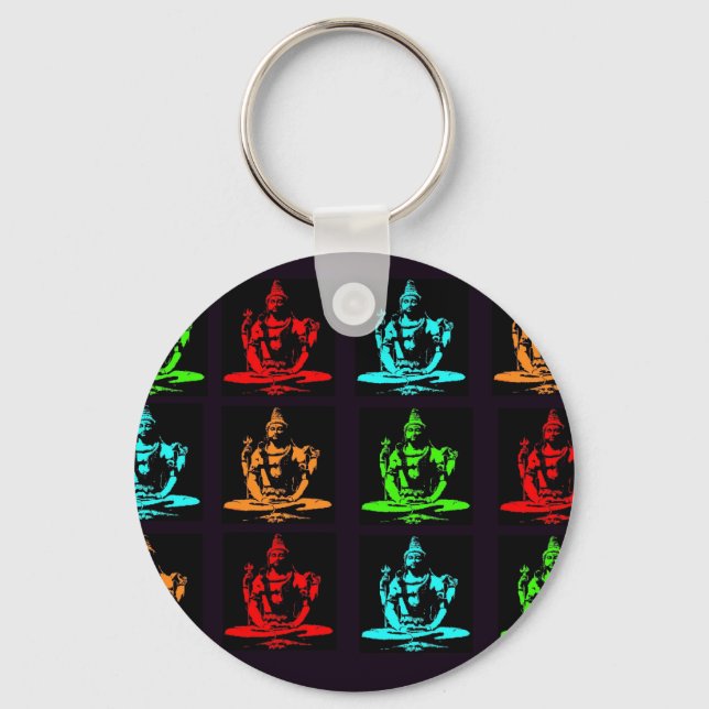 Shiva Collage Key Ring (Front)