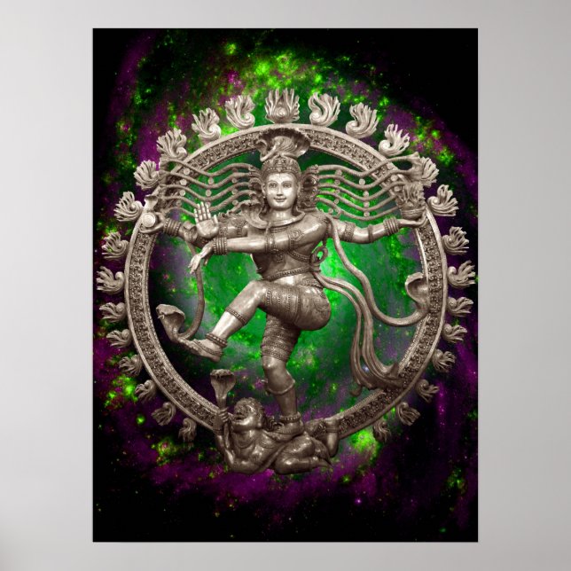 Shiva Dancing Circle Poster (Front)