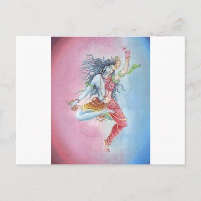 Shiva -dancingpose postcard (Front)