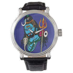 Shiva Face Wall Clock Watch