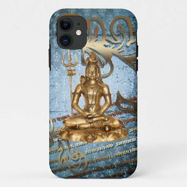 Shiva gold blue Case-Mate iPhone 5 Universal Case (Back)