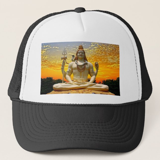 SHIVA HINDU GOD TRUCKER HAT (Front)