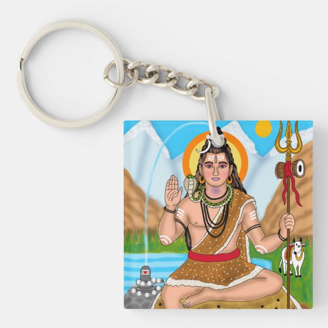 Shiva Keychain (Front)