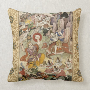 Shiva killing the Demon Andhaka, c.1585-90 Cushion