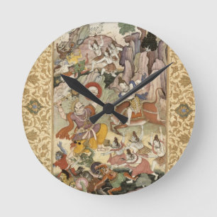 Shiva killing the Demon Andhaka, c.1585-90 Round Clock