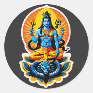Shiva: Lord of Light, Crypt of Shadows Classic Round Sticker