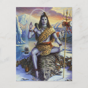 Shiva Mahadeva Postcard