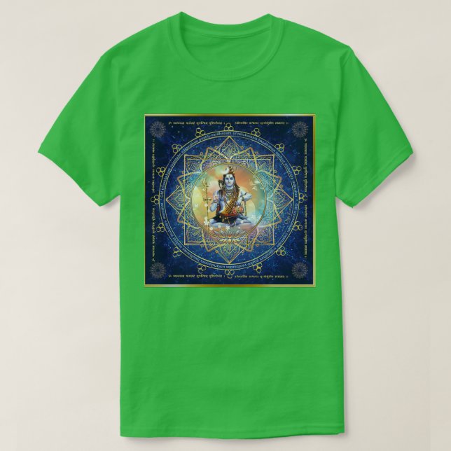 Shiva Mahamrityunjaya Health Peace in Life amp Pro T-Shirt (Design Front)