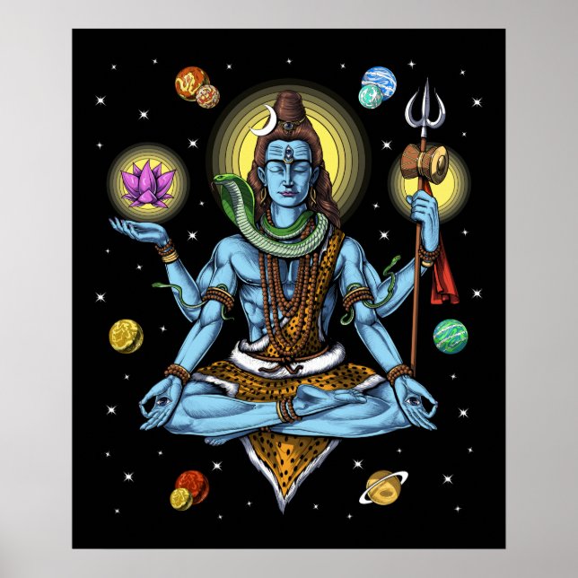 Shiva Meditation Poster (Front)