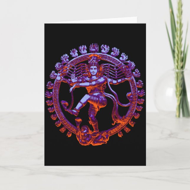Shiva Nataraja dancing Card (Front)