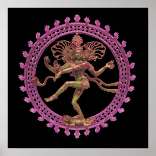 Shiva (Nataraja) the Cosmic Dancer Poster