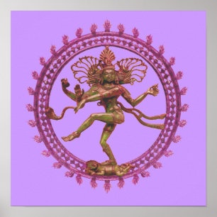Shiva (Nataraja) the Cosmic Dancer Poster