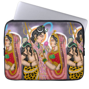 Shiva Parvati Laptop Cover