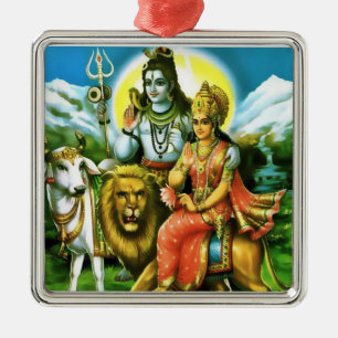 Shiva & Parvati Ornament