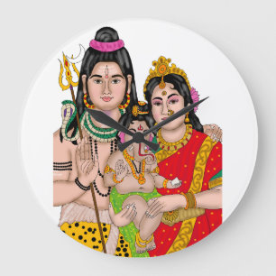 Shiva’s Family Clock