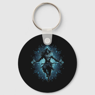 Shiva Spiritual Hindu God Tandava Dance Yoga Medit Key Ring