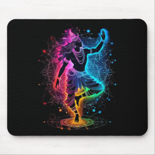 Shiva Spiritual Hindu God Tandava Dance Yoga Medit Mouse Pad