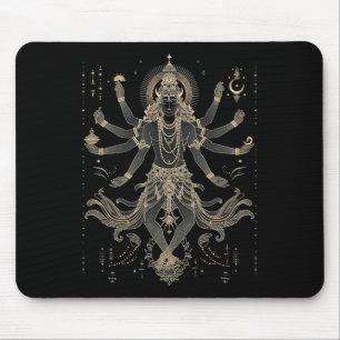 Shiva Spiritual Hindu God Tandava Dance Yoga Medit Mouse Pad