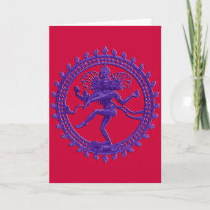 Shiva the Cosmic Dancer greeting card
