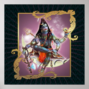 Shiva - Vintage Moss - Poster