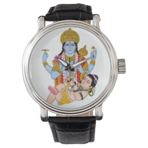 Shiva & Vishnu Clock – Divine Wall Decor & Home De Watch