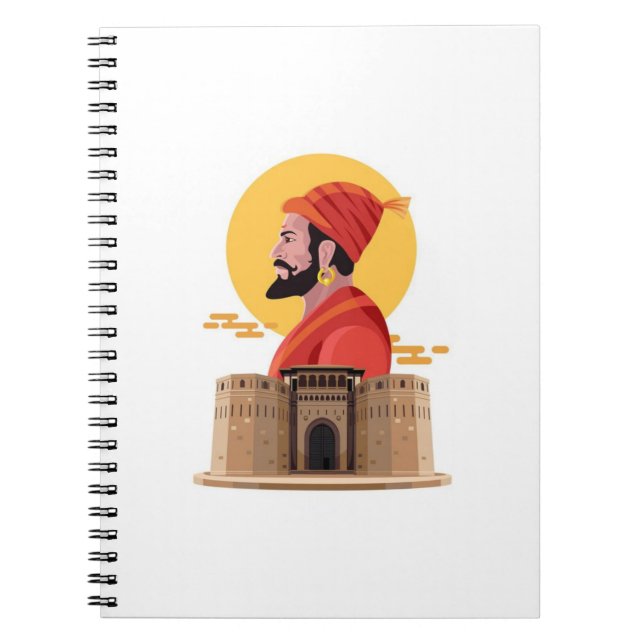 Shivaji Maharaj Legacy: Royal Inspirations Noteboo Notebook (Front)