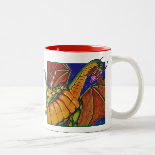 Shivan Dragon Two-Tone Coffee Mug (Right)