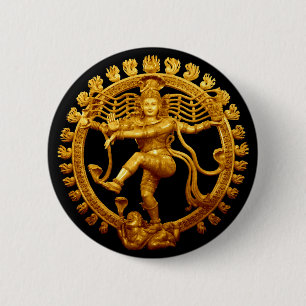 Shiva's Dance 6 Cm Round Badge