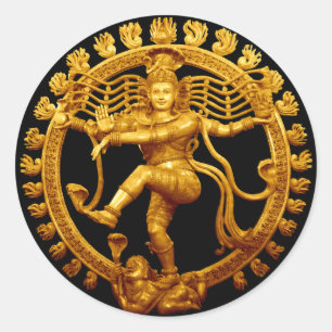Shiva's Dance Classic Round Sticker