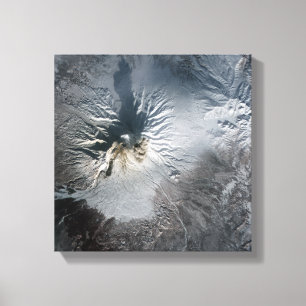 Shiveluch Volcano in Russia Canvas Print