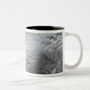 Shiveluch Volcano in Russia Two-Tone Coffee Mug