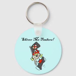 Shiver Me Timbers Tshirts and Gifts Key Ring